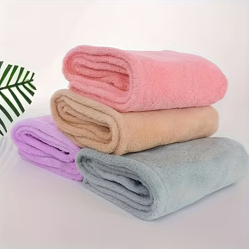 BYFT Spring Hair Towel Fast-Dry Microfiber Wrap 40 Ã— 60 cm Set of 01