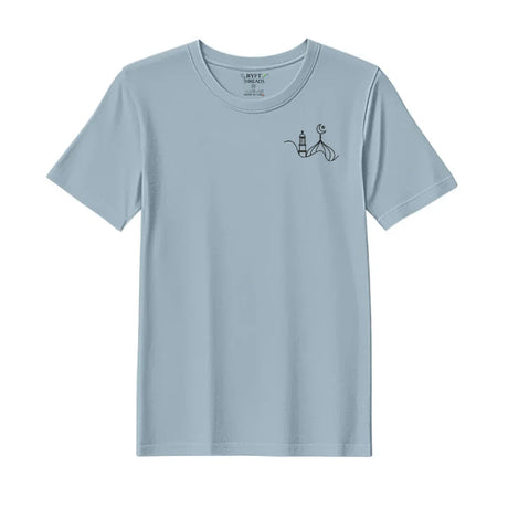 BYFT Threads Embroidered For You T-Shirt - Crescent Dome Elegance Designed