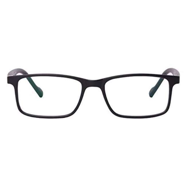 Tom Oliver Junior - Blue Light Blocking Lightweight Computer Screen Glasses- Rectangle - Black