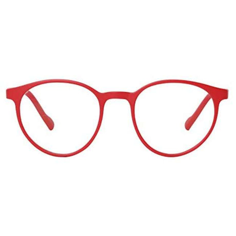 Tom Oliver Junior - Blue Light Blocking Lightweight Computer Screen Glasses- Round - Red