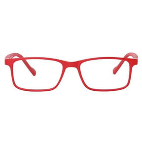 Tom Oliver Junior - Blue Light Blocking Lightweight Computer Screen Glasses- Rectangle - Red