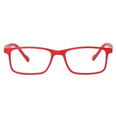 Tom Oliver Junior - Blue Light Blocking Lightweight Computer Screen Glasses- Rectangle - Red