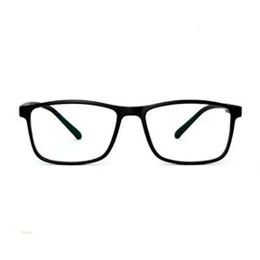 Tom Oliver Adult - Blue Light Blocking Lightweight Computer Screen Glasses- Rectangle - Black