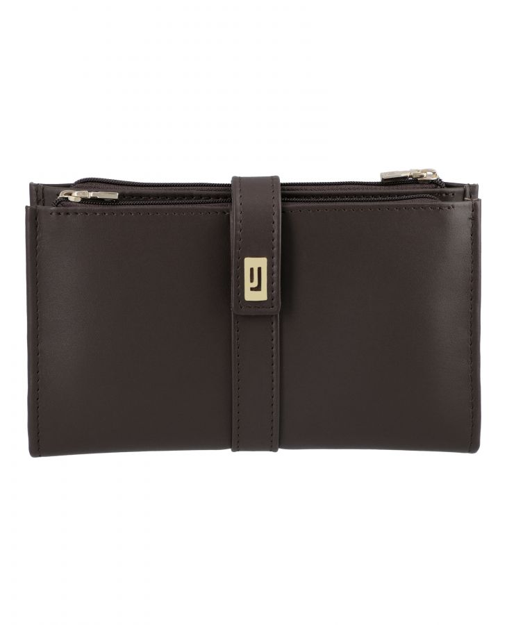 Jafferjees The Cosmos Women's Genuine Leather Wallet | Elegant Zip-Around Clutch Wallet