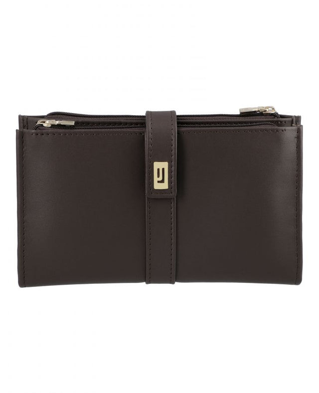 Jafferjees The Cosmos Women's Genuine Leather Wallet | Elegant Zip-Around Clutch Wallet