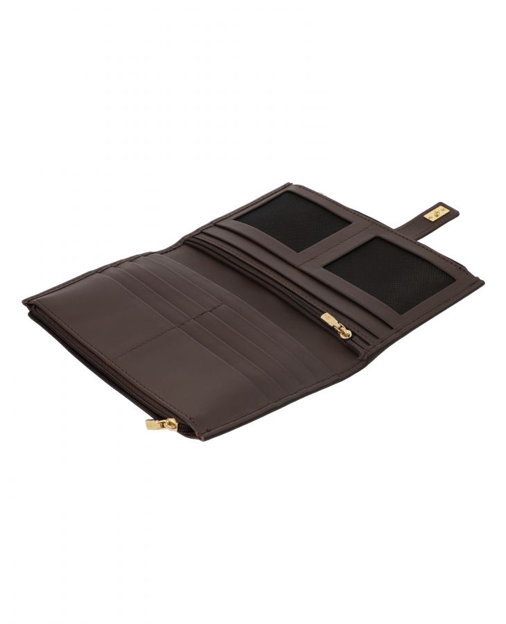 Jafferjees The Cosmos Women's Genuine Leather Wallet | Elegant Zip-Around Clutch Wallet