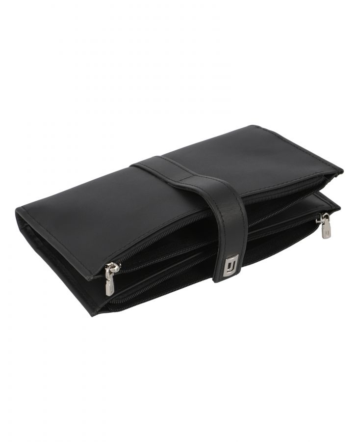 Jafferjees The Cosmos Women's Genuine Leather Wallet | Elegant Zip-Around Clutch Wallet