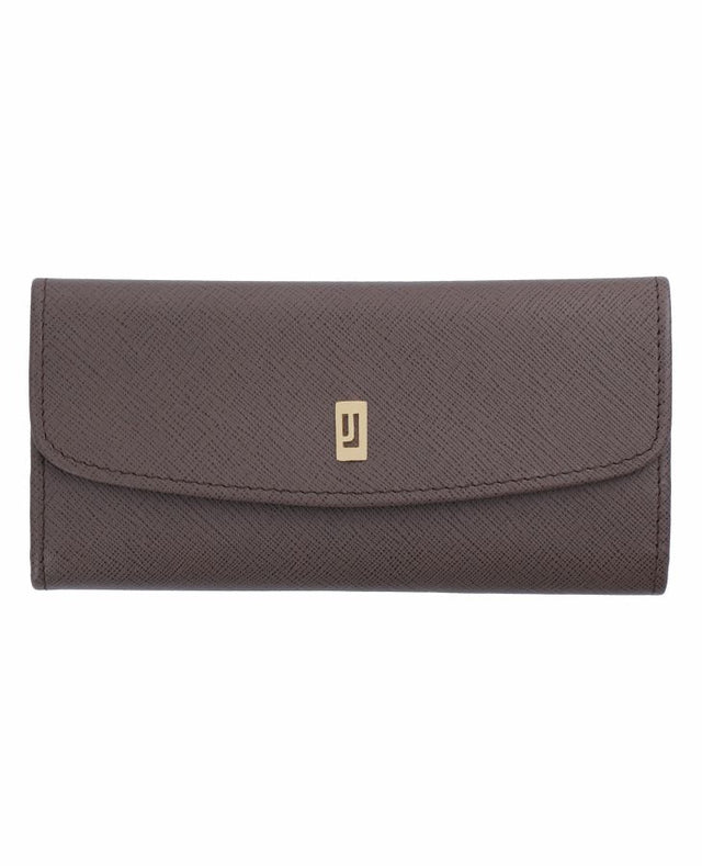 Jafferjees The Forget Me Not Women's Genuine Leather Wallet | Elegant Square Clutch Wallet for Women