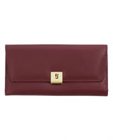 Jafferjees The Goldenrod Women's Genuine Leather Wallet | Elegant Square Clutch Wallet for Women
