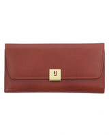 Jafferjees The Goldenrod Women's Genuine Leather Wallet | Elegant Square Clutch Wallet for Women