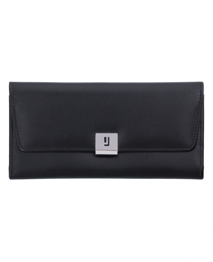 Jafferjees The Goldenrod Women's Genuine Leather Wallet | Elegant Square Clutch Wallet for Women