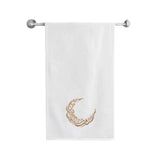 BYFT Iris Embroidered For You - Golden Crescent Noor Designed Towel