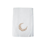 BYFT Iris Embroidered For You - Golden Crescent Noor Designed Towel
