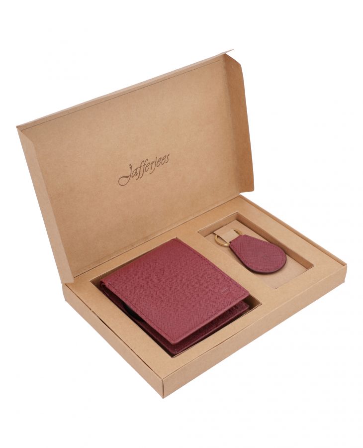 Jafferjees Easter Island Men's Genuine Leather Wallet | Classic Slim Bifold Wallet for Men