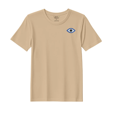 BYFT Threads Evil Eye Embroidery T Shirt