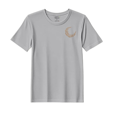BYFT Threads Embroidered For You T-Shirt - Golden Crescent Noor Designed