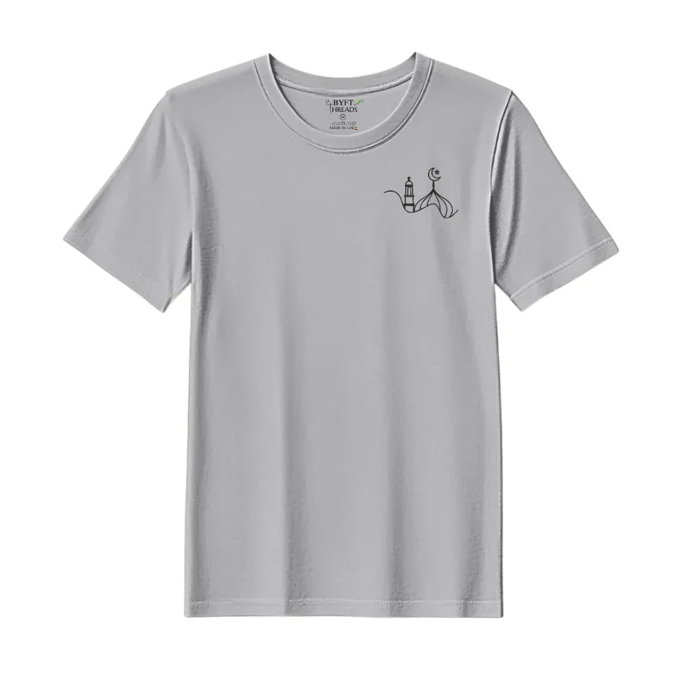 BYFT Threads Embroidered For You T-Shirt - Crescent Dome Elegance Designed