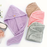 BYFT Spring Hair Towel Fast-Dry Microfiber Wrap 40 Ã— 60 cm Set of 01