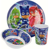 Disney 3Pcs Melamine Set W/O Rim Pj Masks