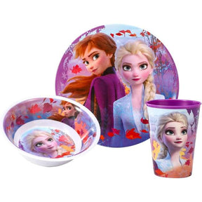 Disney 3Pcs Melamine Snack Set Frozen Ii