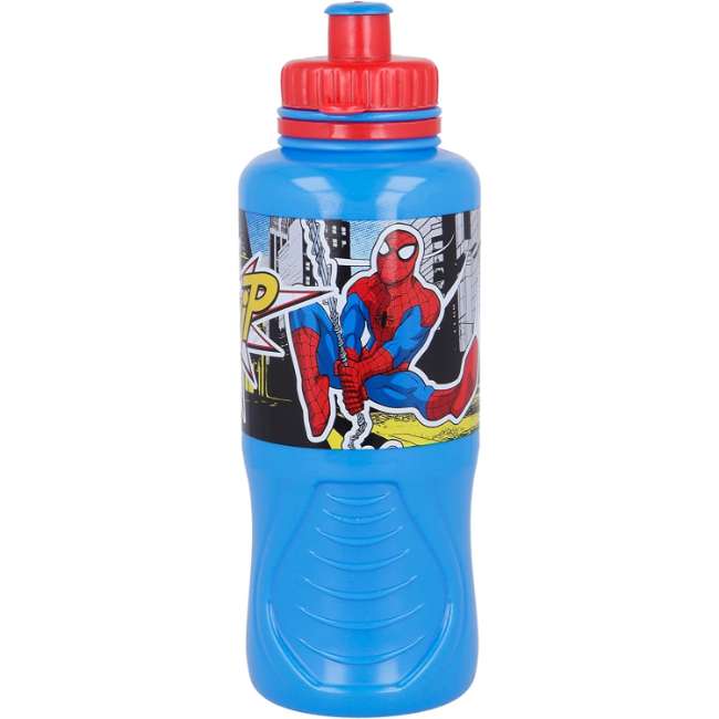 Disney Ergo Sport Bottle 400Ml Spiderman Streets