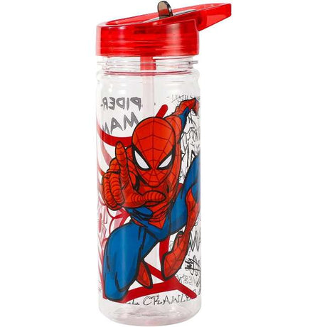 Disney Large Bottle 580Ml Spiderman Urban Web