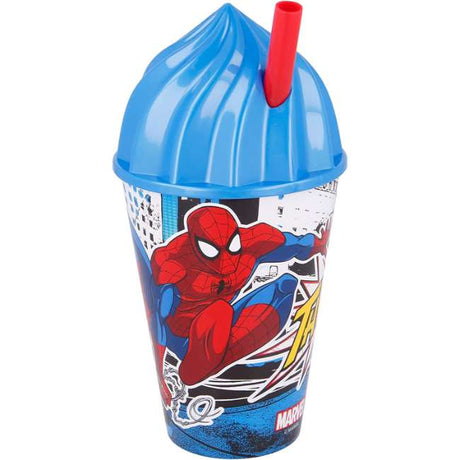 Ice Cream Tumbler 430 Ml Spiderman Streets