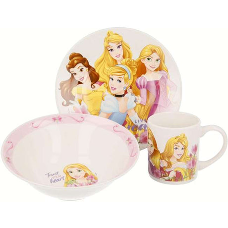 Disney 3Pcs Dinner Set Princess Live Your Dreams