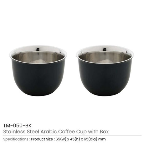 BYFT Arabic Coffee Cups 2 Pcs Sets
