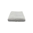 BYFT Magnolia | Cotton Bath Mat |White Greek Jacquard Dobby | Luxury - Soft, Absorbent, Quick-Dry Bath Linen