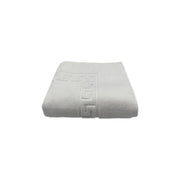 BYFT Magnolia | Cotton Bath Mat |White Greek Jacquard Dobby | Luxury - Soft, Absorbent, Quick-Dry Bath Linen