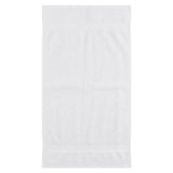 BYFT Camellia White 70 x 140 Cm Bath Towel 100% Cotton With Diagonal Dobby, Highly Absorbent, Quick Dry Luxury Hotel Quality Bath Linen
