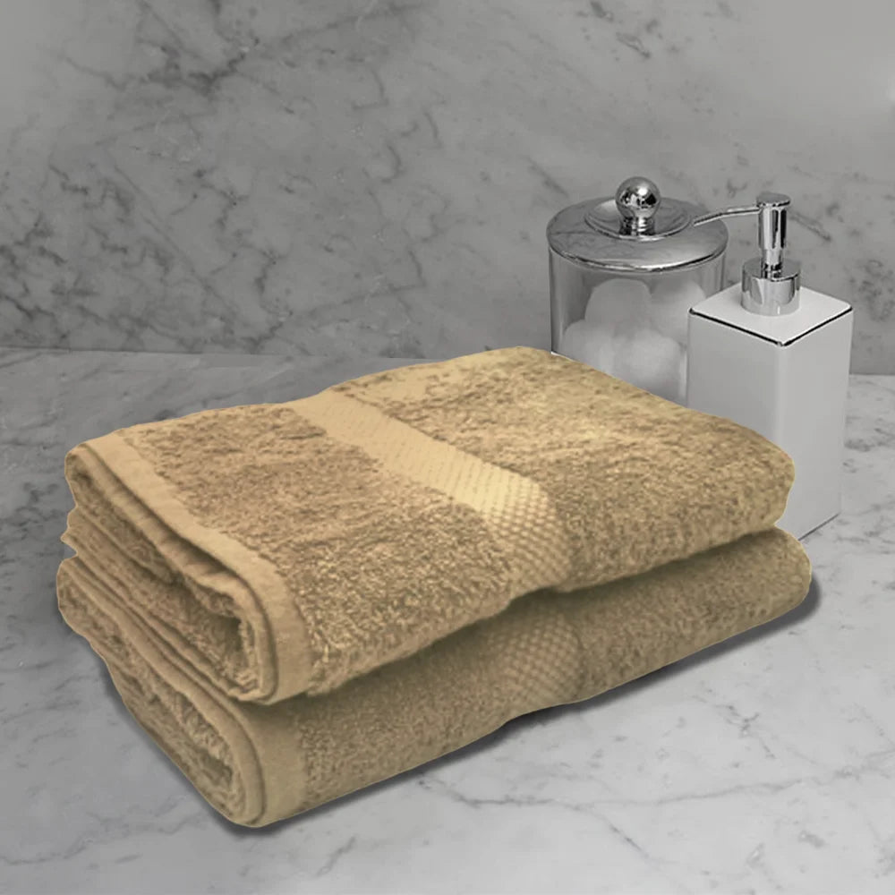 BYFT Gardenia Luxury Cotton Diamond Dobby Towel | Highly Absorbent Quick Dry | Ultrasoft Bath Linen