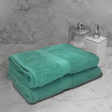 BYFT Gardenia Luxury Cotton Diamond Dobby Towel | Highly Absorbent Quick Dry | Ultrasoft Bath Linen