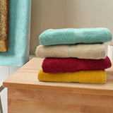 BYFT Gardenia Luxury Cotton Diamond Dobby Towel | Highly Absorbent Quick Dry | Ultrasoft Bath Linen