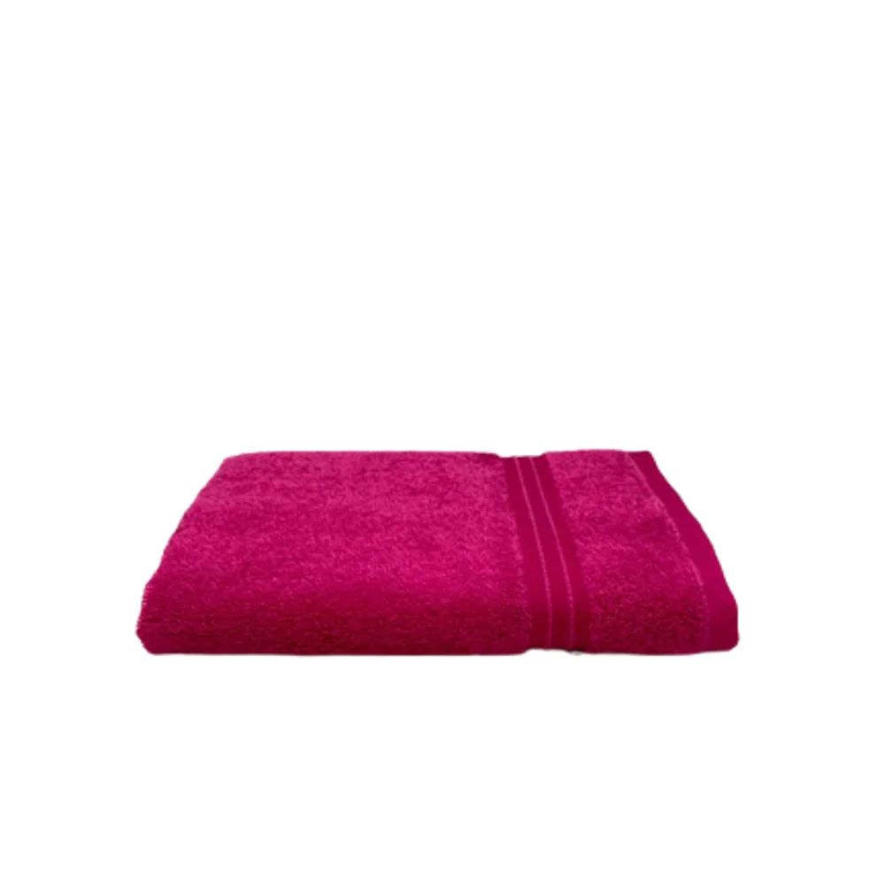 BYFT001925 HOME ESSENTIALS Face Towel Fuschia Pink Set of 1