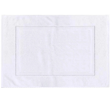 BYFT Iris Cotton Bath Mat Luxury - Soft, Absorbent, Quick-Dry Bath Linen