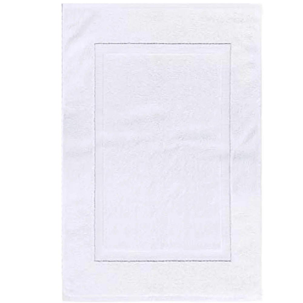 BYFT Iris Cotton Bath Mat Luxury - Soft, Absorbent, Quick-Dry Bath Linen
