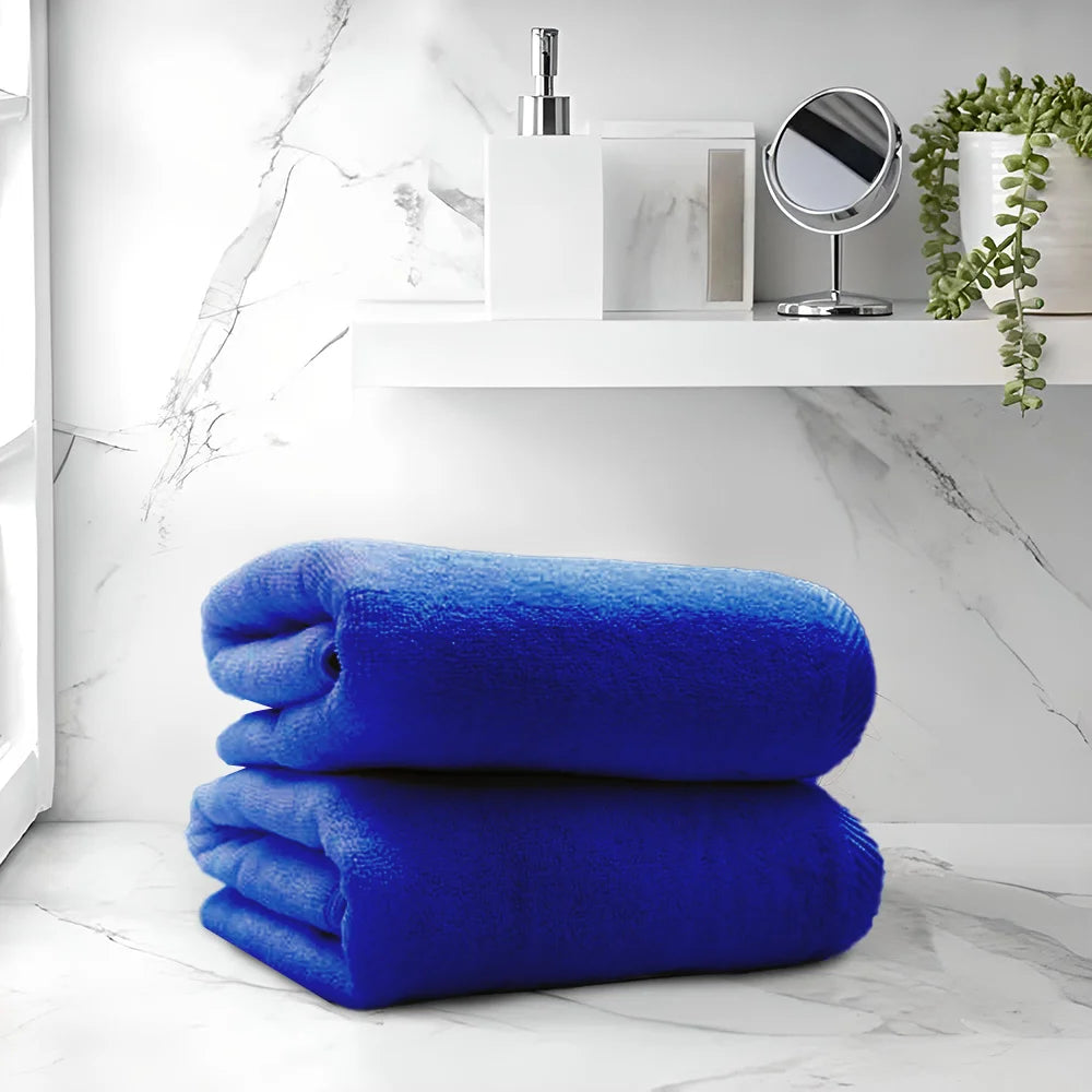 BYFT Iris Cotton Towel Set Luxury - Soft, Absorbent, Quick-Dry 600 Gsm Bath Linen