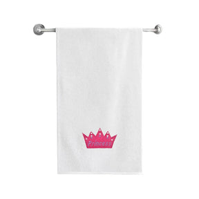 BYFT Embroidered For You Personalised Cotton Towel - Princess Design High Quality Embroidery Perfect For Gifting