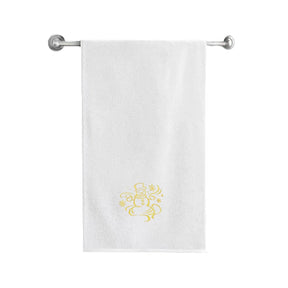 BYFT Embroidered For You Personalised Cotton Towel - Snowman Design High Quality Embroidery Perfect For Gifting