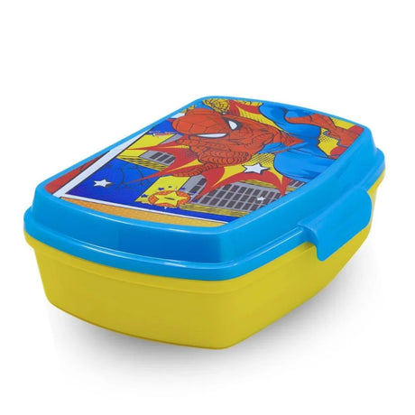 Disney Funny Sandwich Box Spiderman Midnight Flyer 390 Ml
