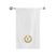 BYFT Embroidered For You Towel Monogrammed Gold Thread Pure Cotton Personalised Initial / Letter / Alphabet Perfect For Gifting