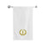 BYFT Embroidered For You Towel Monogrammed Gold Thread Pure Cotton Personalised Initial / Letter / Alphabet Perfect For Gifting