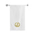 BYFT Embroidered For You Towel Monogrammed Gold Thread Pure Cotton Personalised Initial / Letter / Alphabet Perfect For Gifting