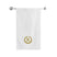 BYFT Embroidered For You Towel Monogrammed Gold Thread Pure Cotton Personalised Initial / Letter / Alphabet Perfect For Gifting