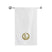 BYFT Embroidered For You Towel Monogrammed Gold Thread Pure Cotton Personalised Initial / Letter / Alphabet Perfect For Gifting