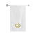 BYFT Embroidered For You Towel Monogrammed Gold Thread Pure Cotton Personalised Initial / Letter / Alphabet Perfect For Gifting