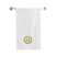 BYFT Embroidered For You Towel Monogrammed Gold Thread Pure Cotton Personalised Initial / Letter / Alphabet Perfect For Gifting