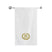 BYFT Embroidered For You Towel Monogrammed Gold Thread Pure Cotton Personalised Initial / Letter / Alphabet Perfect For Gifting
